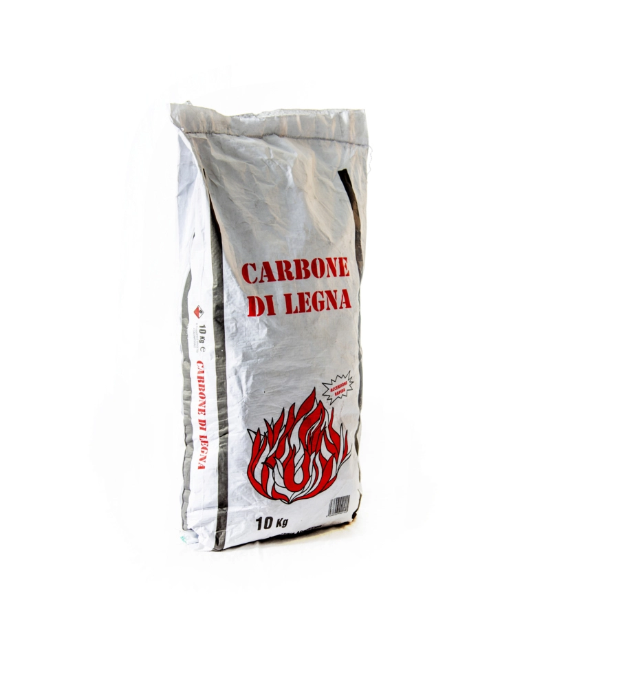 SACCO DI CARBONE PER BARBECUE 10 KG
